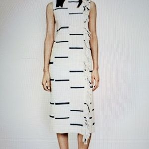Tory Burch Fringed Column Dress, size XS